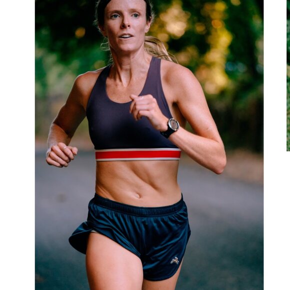 Tracksmith Pants - Tracksmith Twilight Split Shorts Women's - Medium - Navy